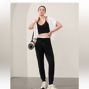 Athleta black joggers size 2